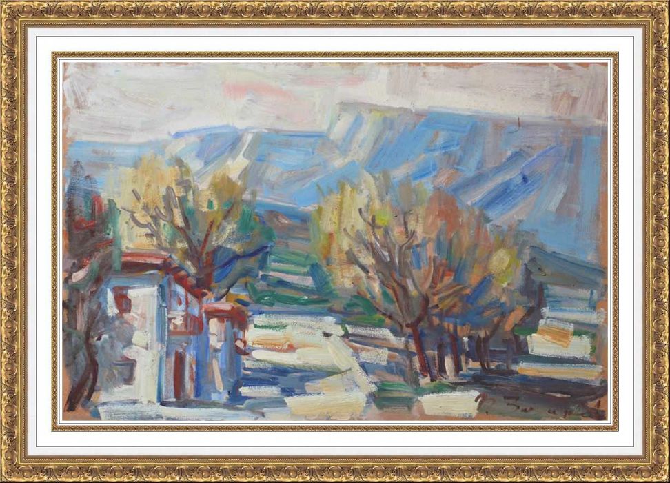 Захаров Федор Захарович. Алушта Крым к/м ~80*55 см. С экспертизой