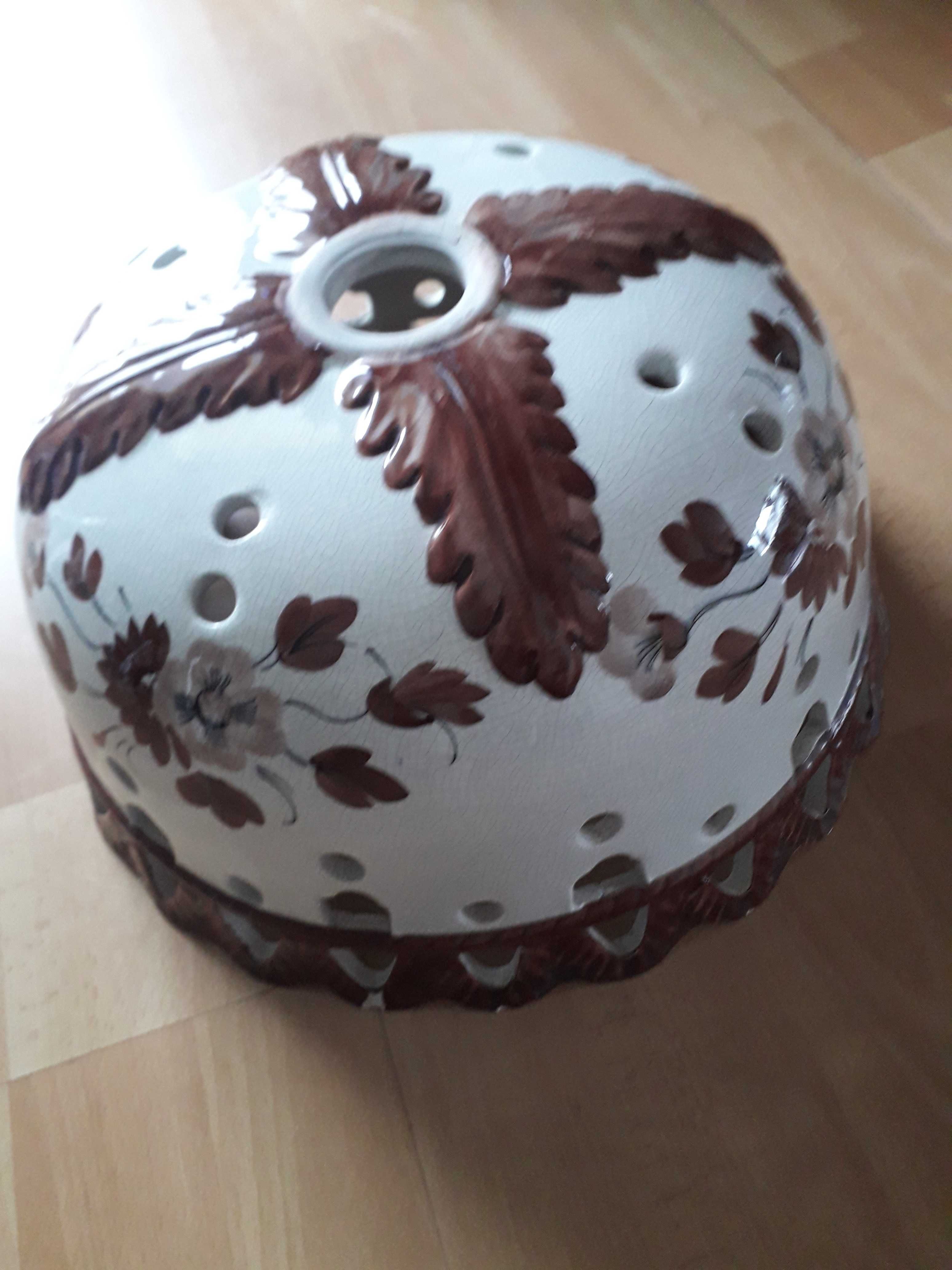 Klosz  ceramiczny moze byc do lampy wiszacej