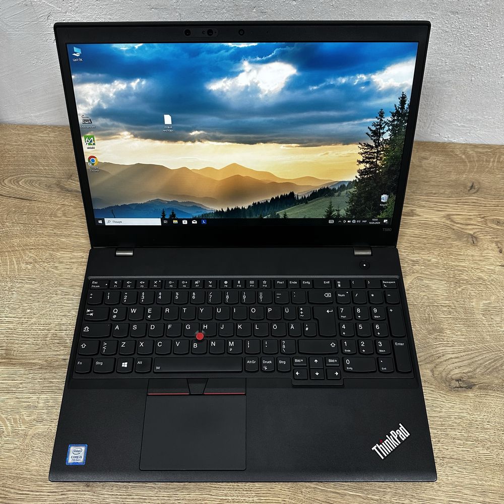 Ноутбук Lenovo ThinkPad T580 i5-7200u/8Gb/256SSD. FHD-IPS