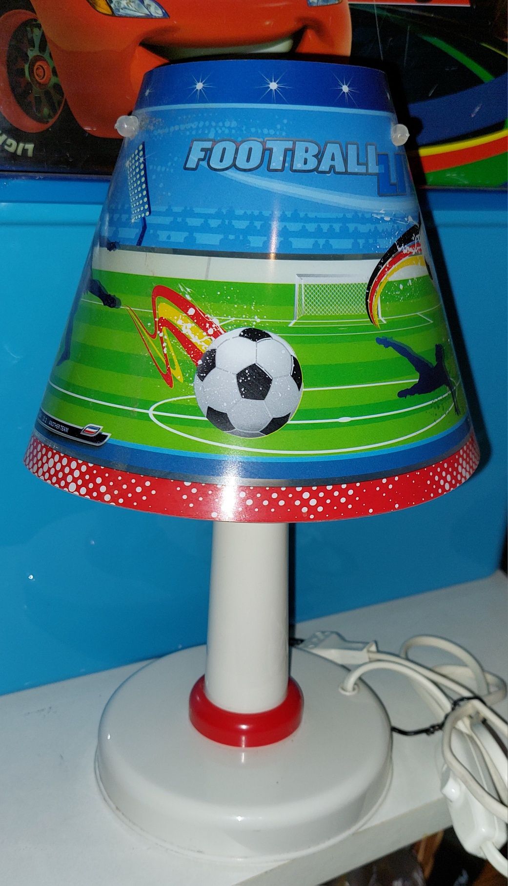 Lampa sufitowa + stołowa Football Piłkarze Stadion
