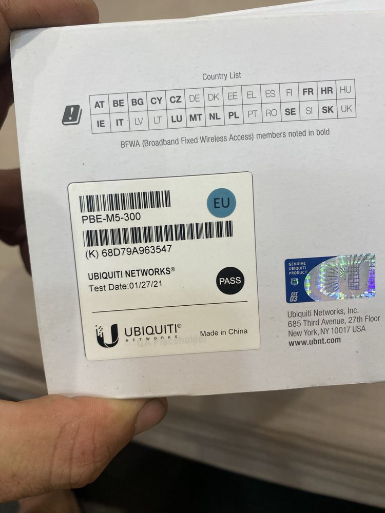 WiFi мост Ubnt Power Beam M5