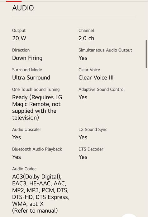 SMART TV LG 50”.                                    .