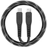 Energea Kabel Nyloflex Usb-C - Lightningc94 Mfi 1.5M Czarny/Black
