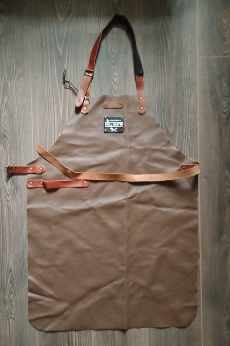 Фартук из кожи для гриля, барбекю.