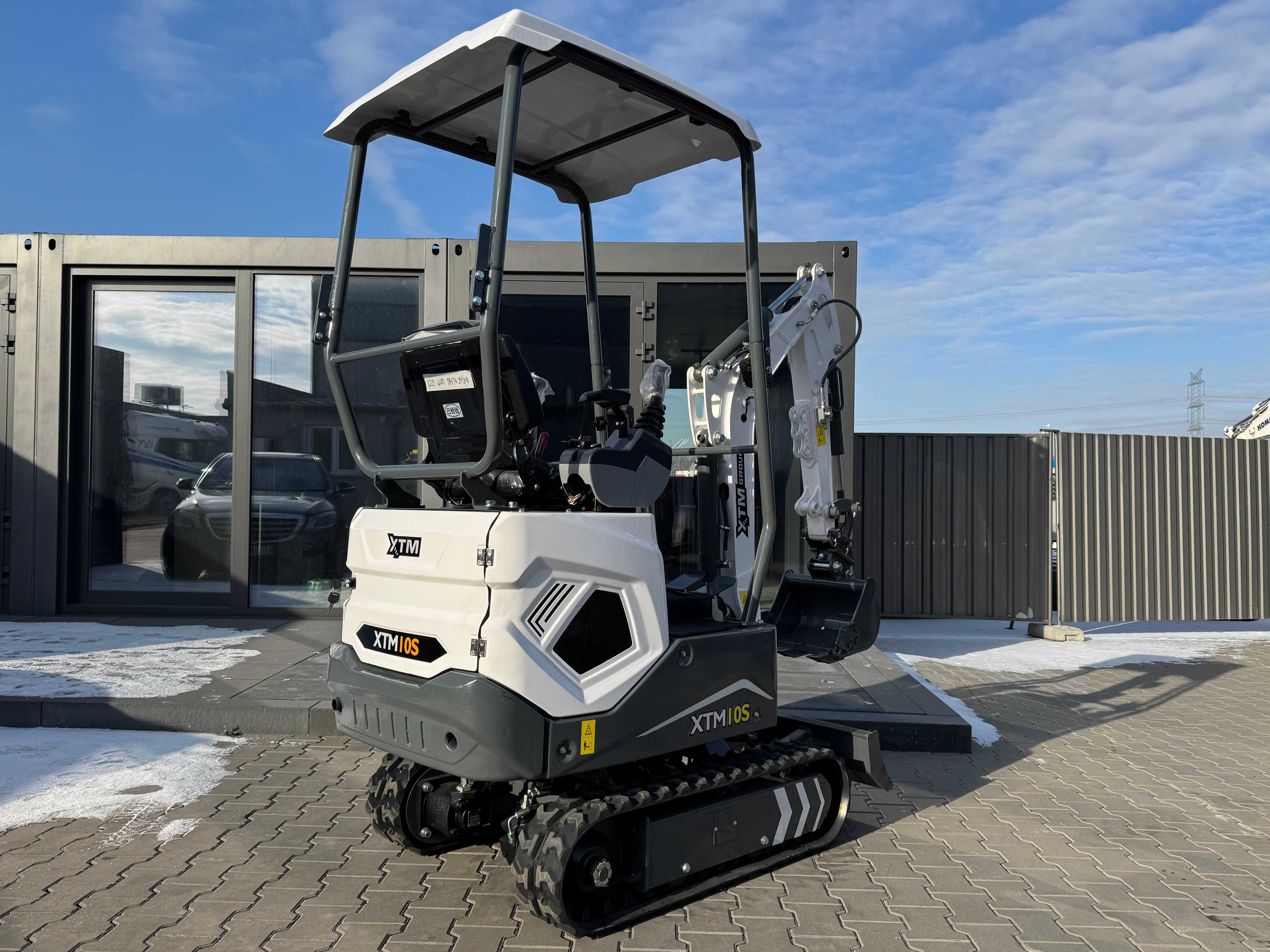 XTM X10s PRO Mini Koparka 1000kg 2025, Leasing, Chłodnica oleju