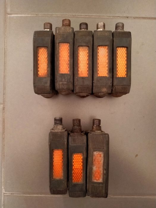 Stare pedała rowerowe PRL Wigry Romet jubilat flaming