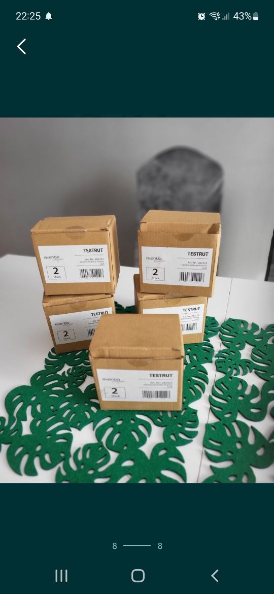 Zestaw 2 sztuk pojemników kosmetycznych