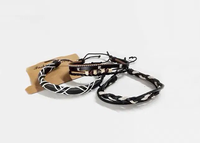 Pulseiras homem – 3 Pulseiras elegante e simples