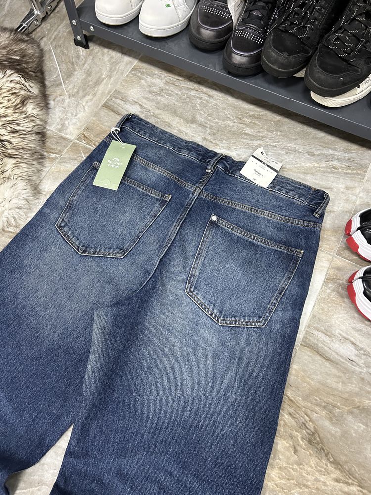 Нові широкі реп джинси H&M bootcut широкие джинсы буткат baggy wide