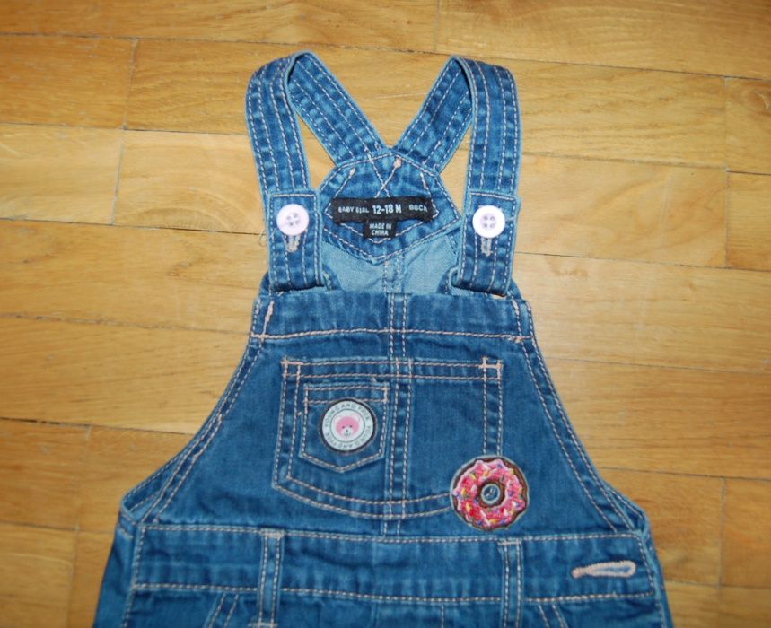 sukienka jenasowa 12-18 miesięcy Denim