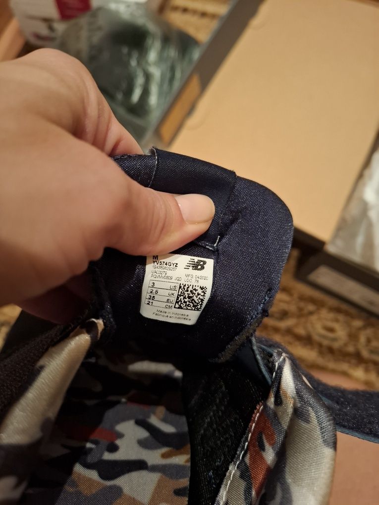 Брендовые кроссовки New Balance, р.35 (21 см)
