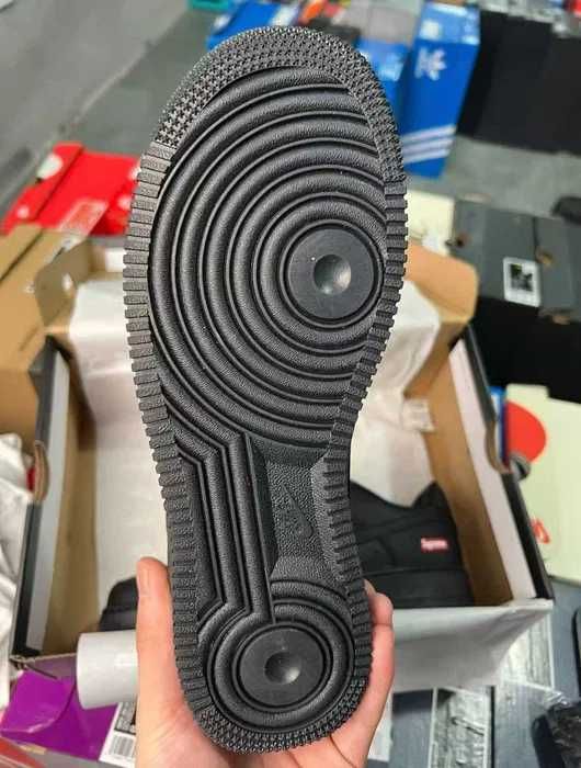 buty Espadryle Nike_Air_Force_1_Low_Supreme_Black Espadryle R.44.5