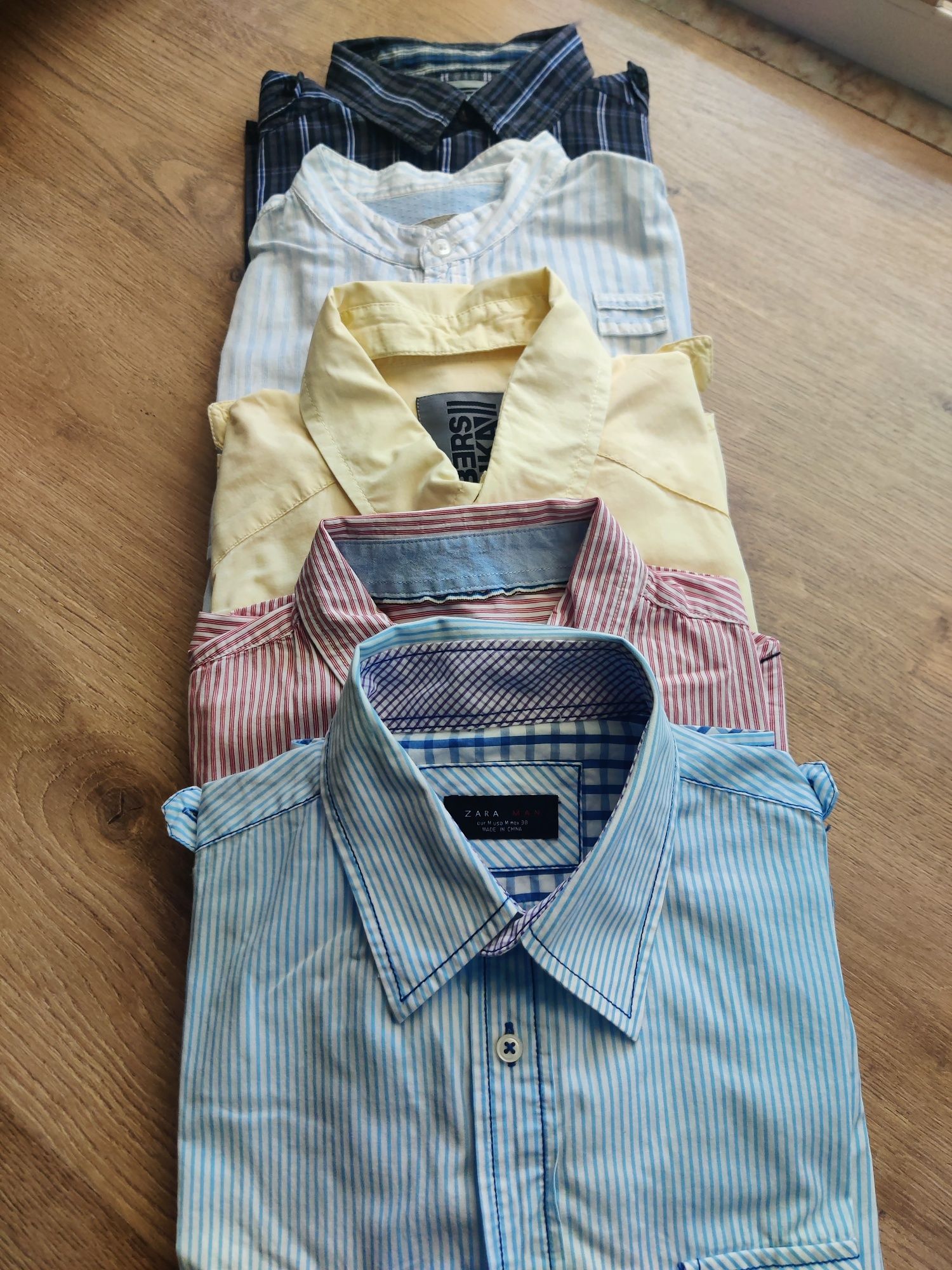 5 camisas tamanho M / Zara Bershka Springfield