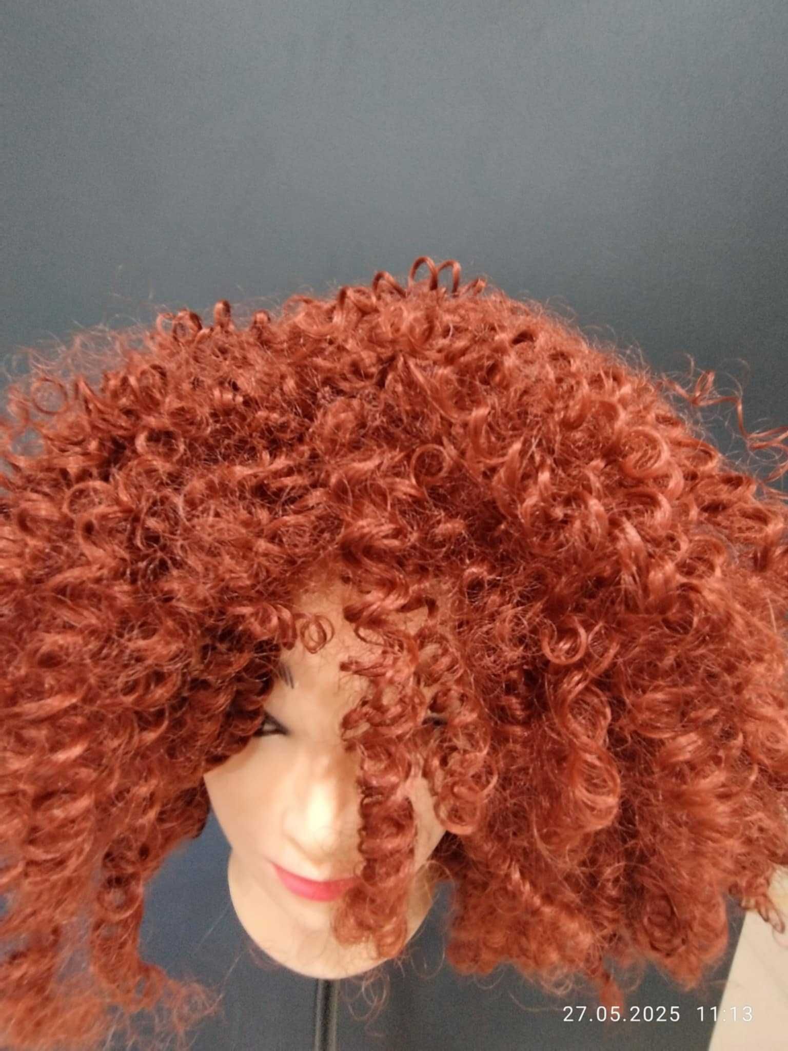 Peruka Prosmeer. Włosy półdługie kręcone - Afro Loki