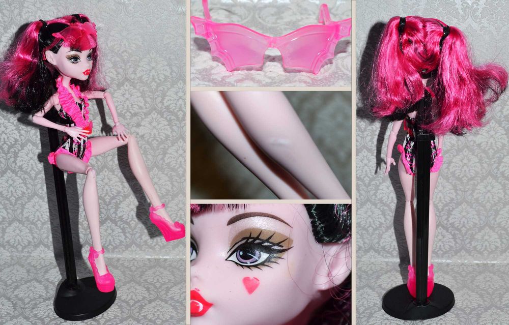 Лялька Monster High/Куклы Монстер Хай/Монстр хай/Дракулаура\Draculaura
