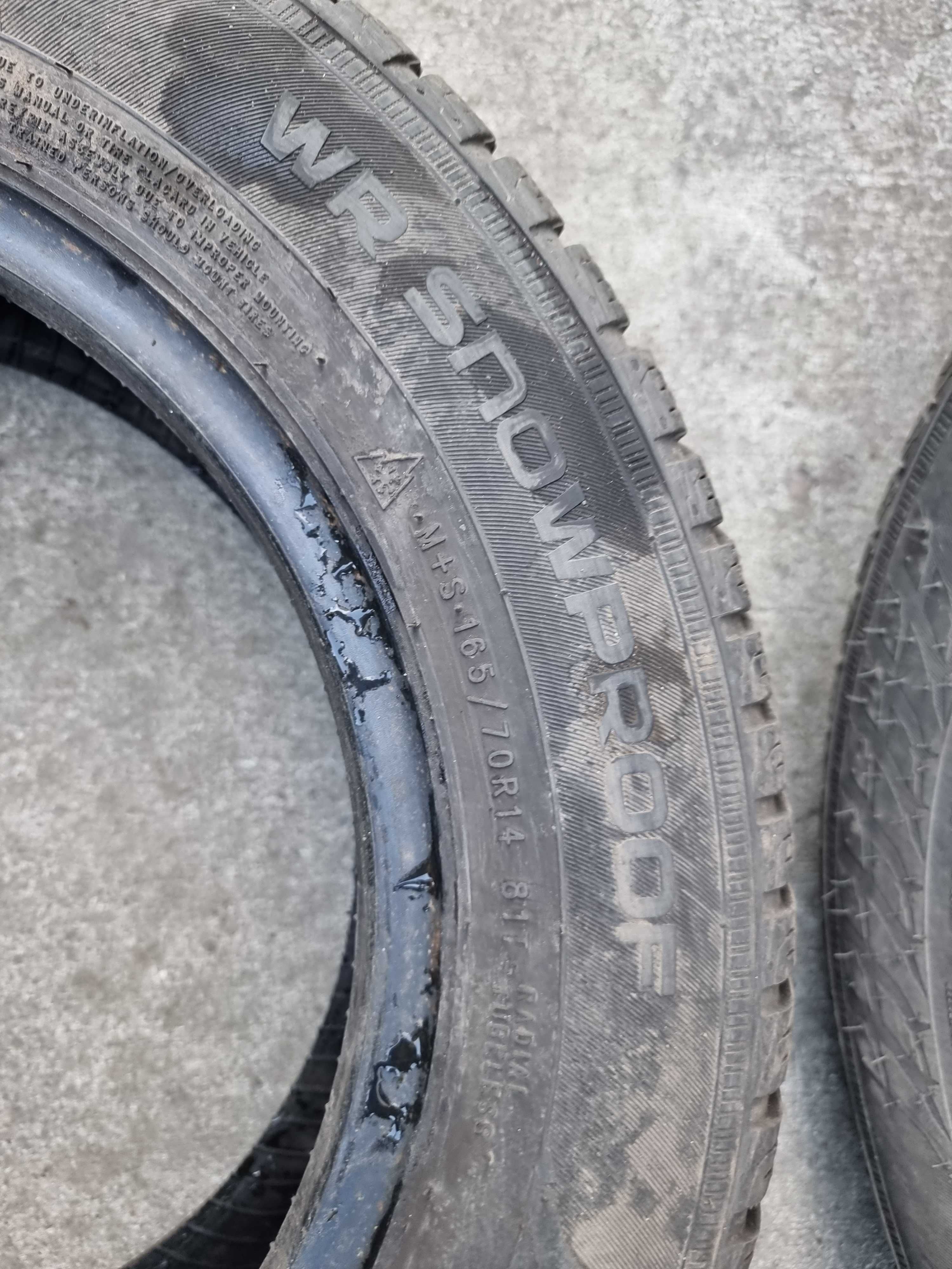 Opony 2 szt. 165/70/14 2020 r.Nokian WR Snowproof DOT 4120 6,3 mm
