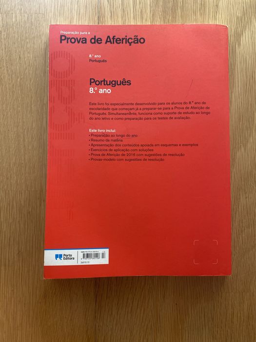 Preparação para a Prova de Aferição Português 8ano Porto Editora