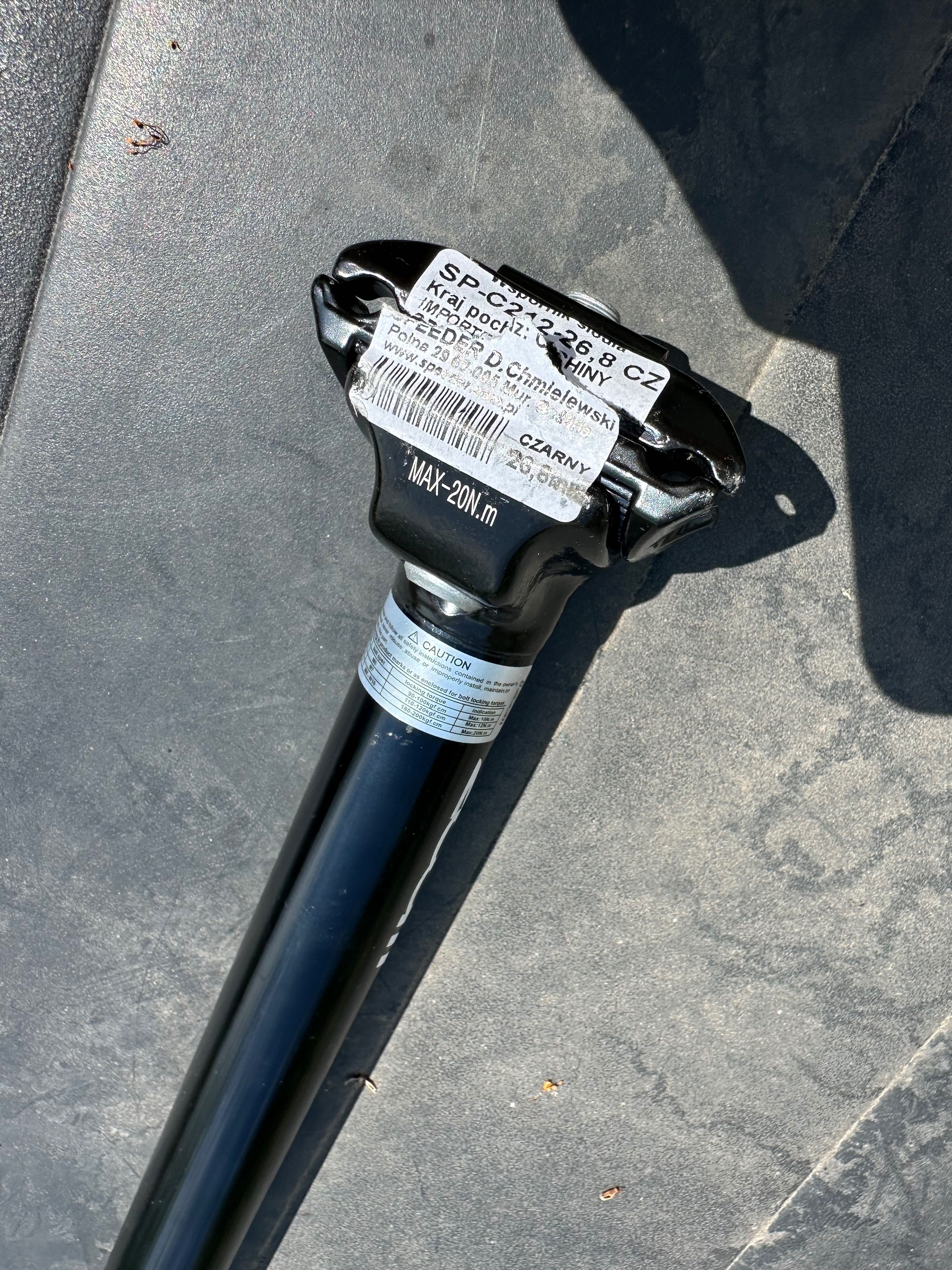Sztyca podsiodłowa Zoom 26.8 400mm nowa