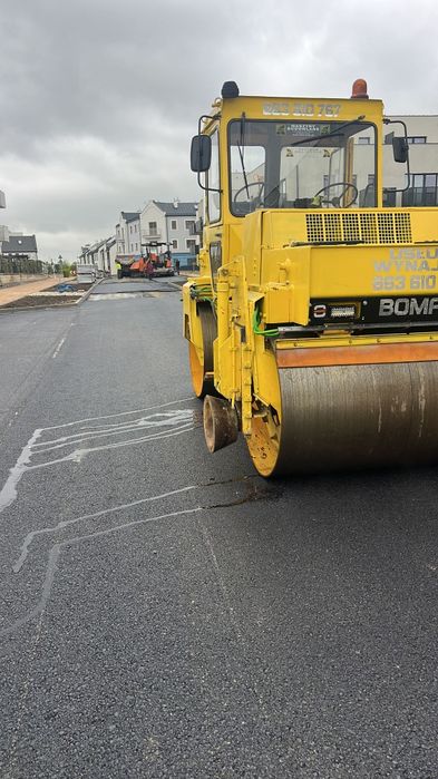 Usługa wynajem walca 7.5 tony