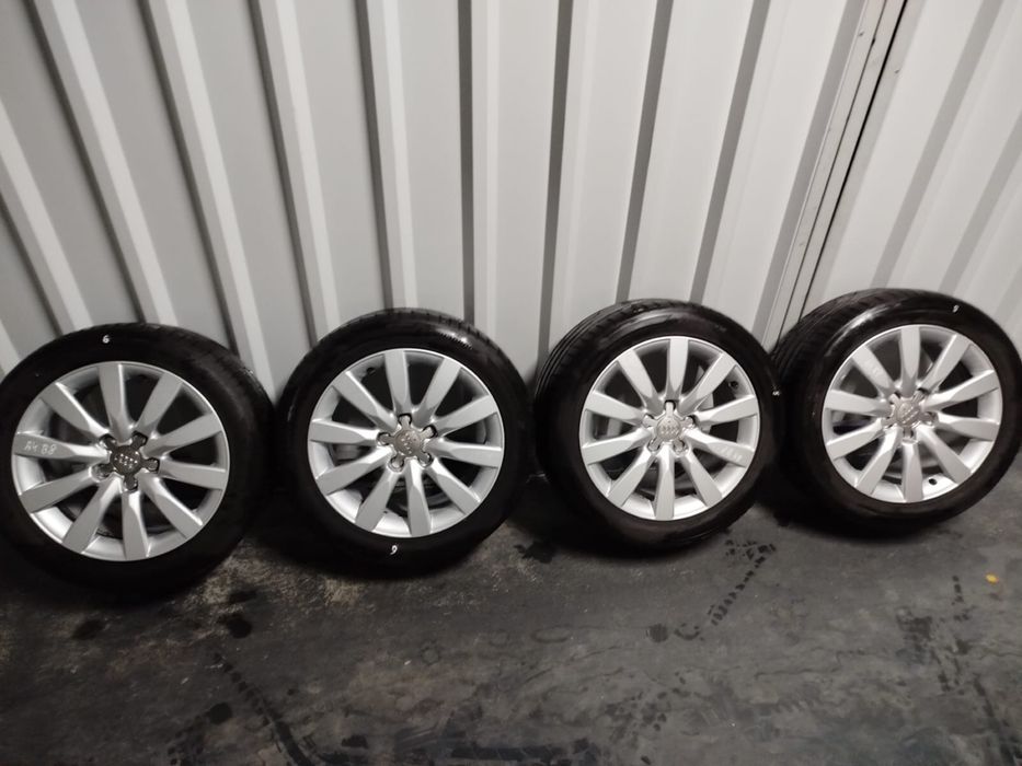Alufelgi Audi Letnie 245/45/17 stan bdb A4 A5 A6