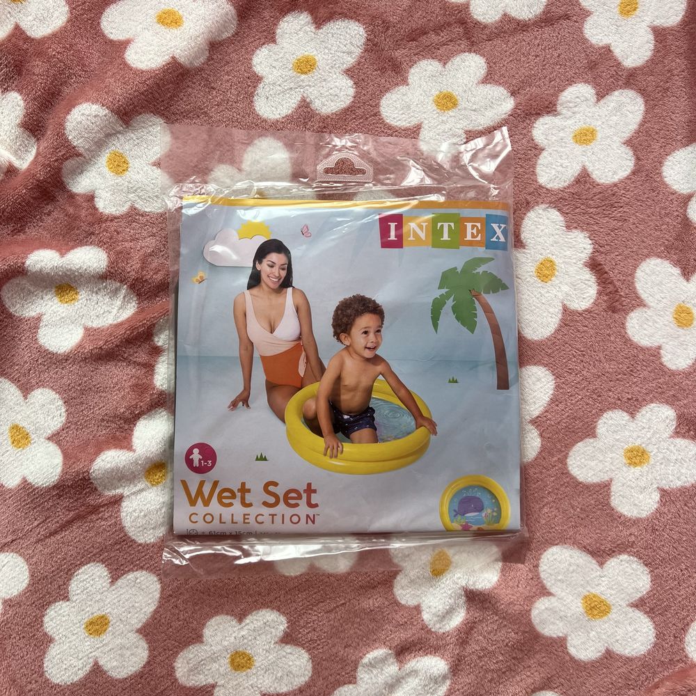 Nowy maly basen basenik dla dziecka 61cm żółty wyprzedaz intex