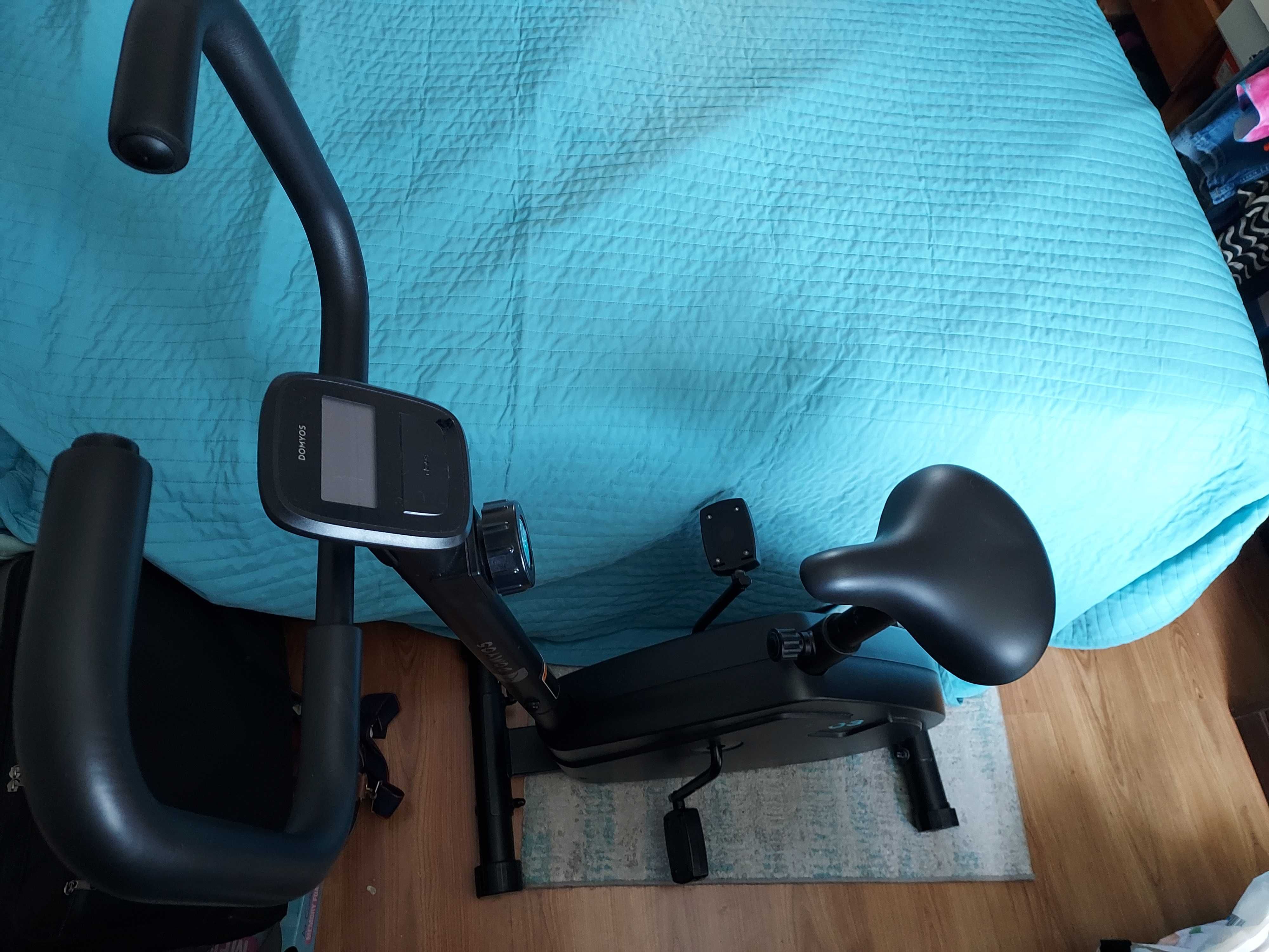 Bicicleta estática Domyos Essential Decathlon