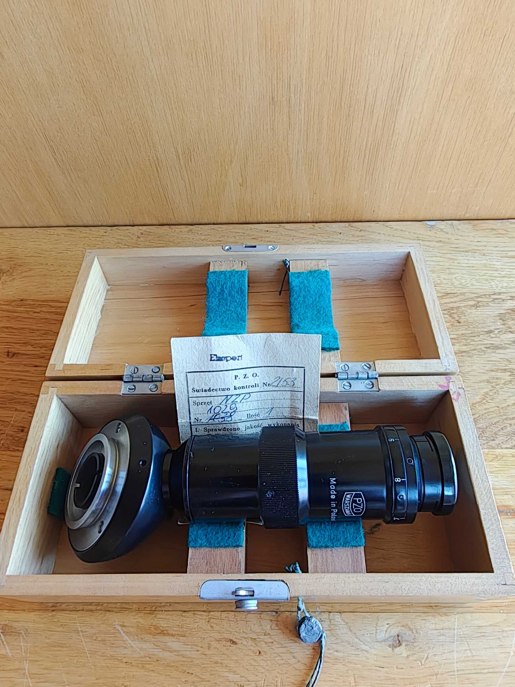 Nasadka zmiennego powiększenia do mikroskop PZO Biolar DIC nie Zeiss