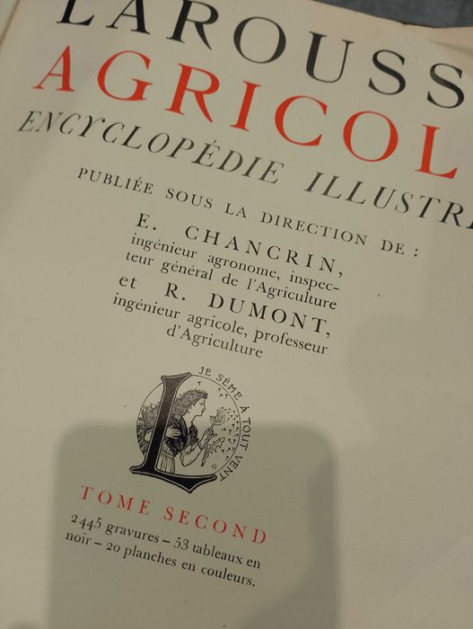 Enciclopédia Ilustrada Larousse Agricole (Volume 1 e 2)