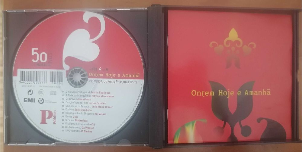CD coleção Jornal Público, 59 anos de música, Vol 1, 3 CD