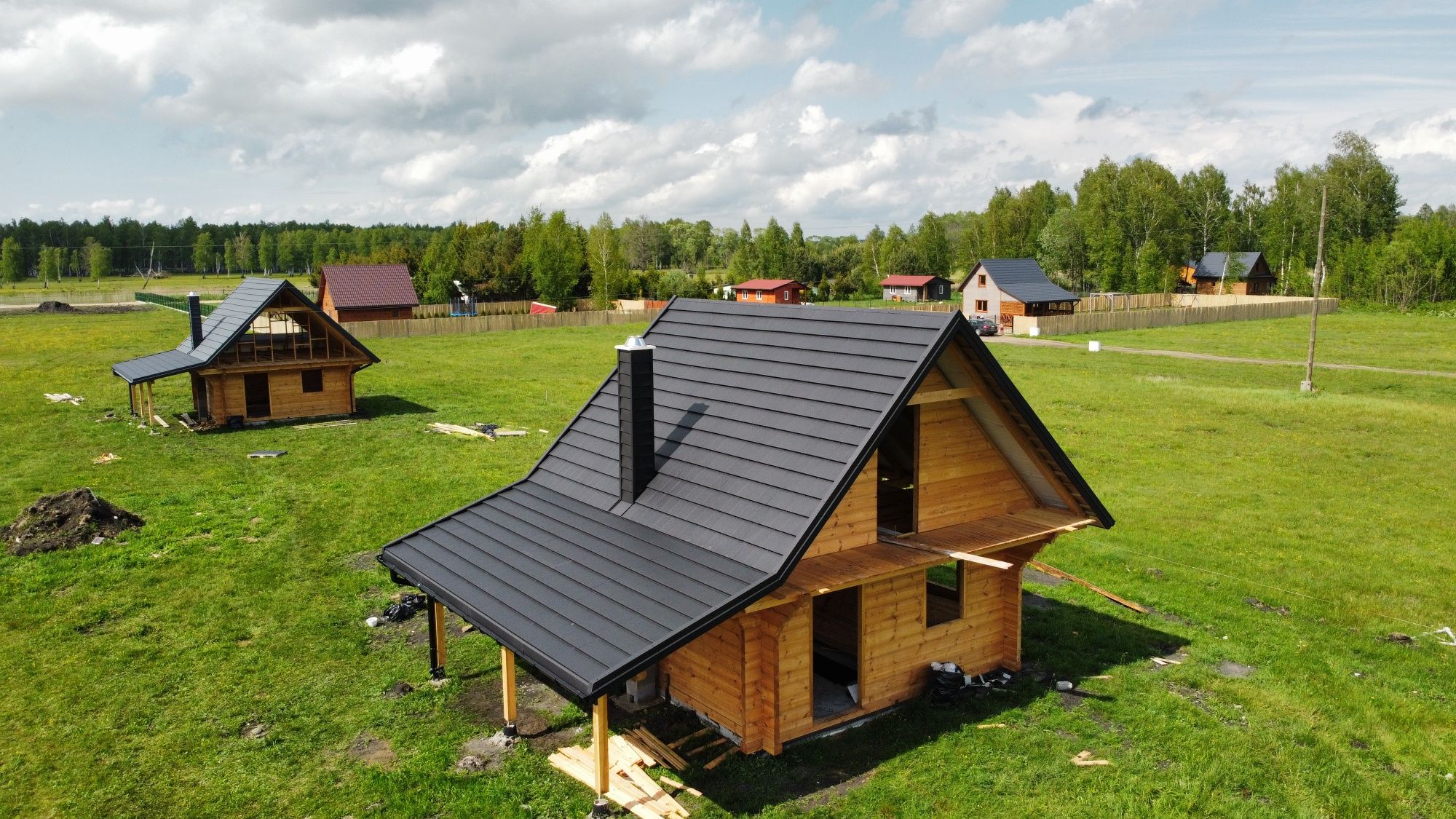 Więźby, konstrukcje dachowe, wiaty, pokrycia dachowe