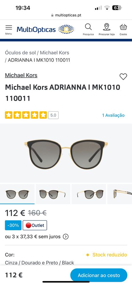 Michael Kors Óculos de Sol