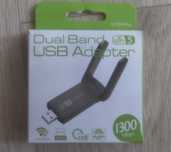 Karta sieciowa WiFi USB Dual Band 1300 Mbps (WiFi 5)