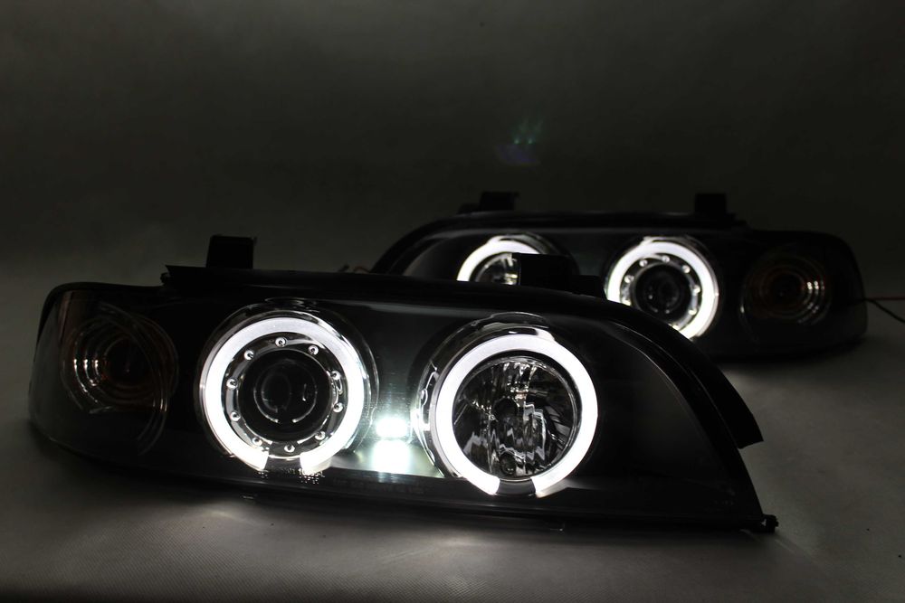 Lampy reflektory przednie przód BMW E39 95-03 RINGI LED ANGEL EYES