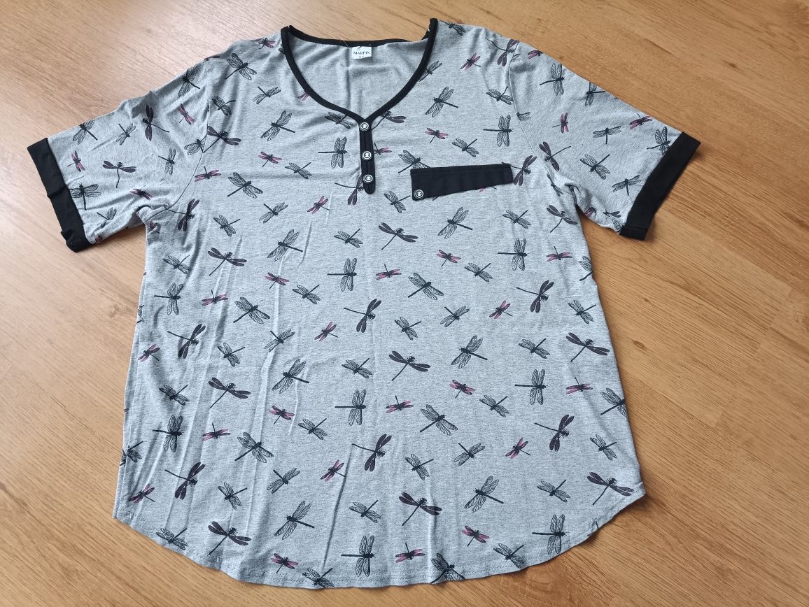 Bluzka w ważki t shirt damski r 44/46