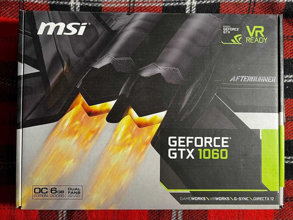 Видеокарта MSI GeForce GTX 1060, 6gb