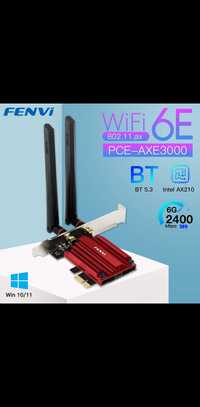Бездротова мережева карта WiFi 6E + Bluetooth 5.3, Fenvi AXE3000