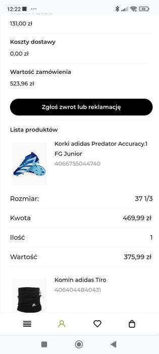 Korki Adidas Predator Accuracy.1 FG Junior
