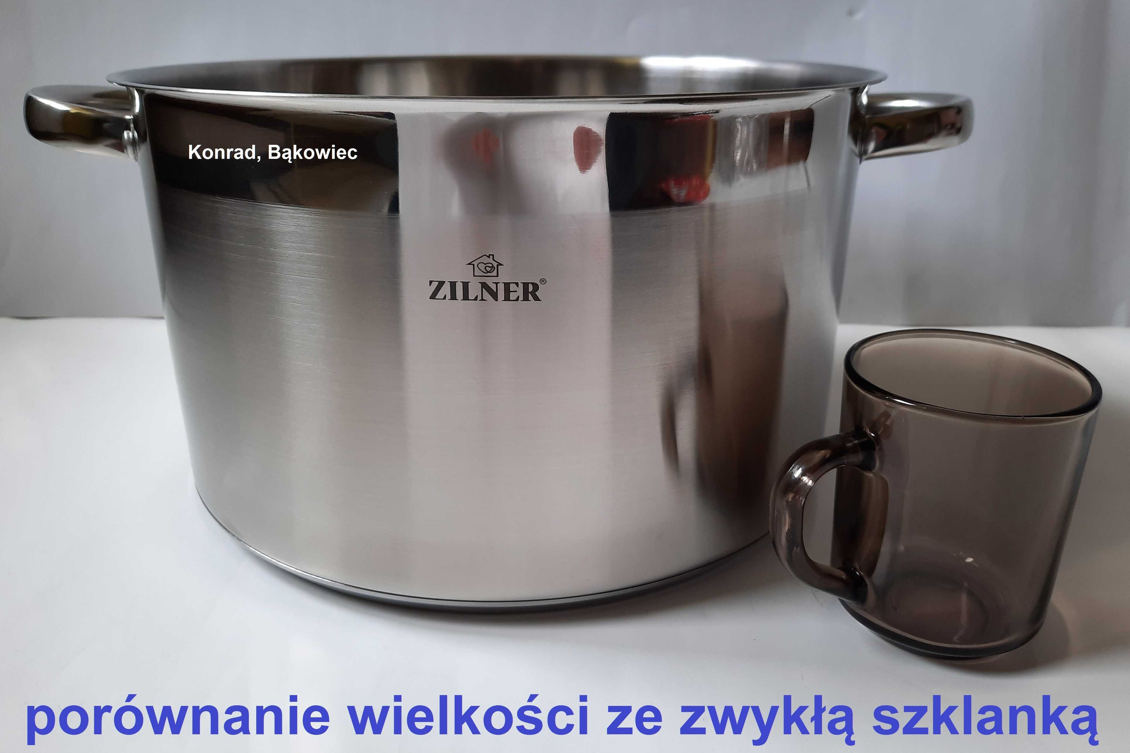 Garnek 10L na kuchenkę gazową,Indukcyjną..Stal Nierdzewna, Duże Garnki