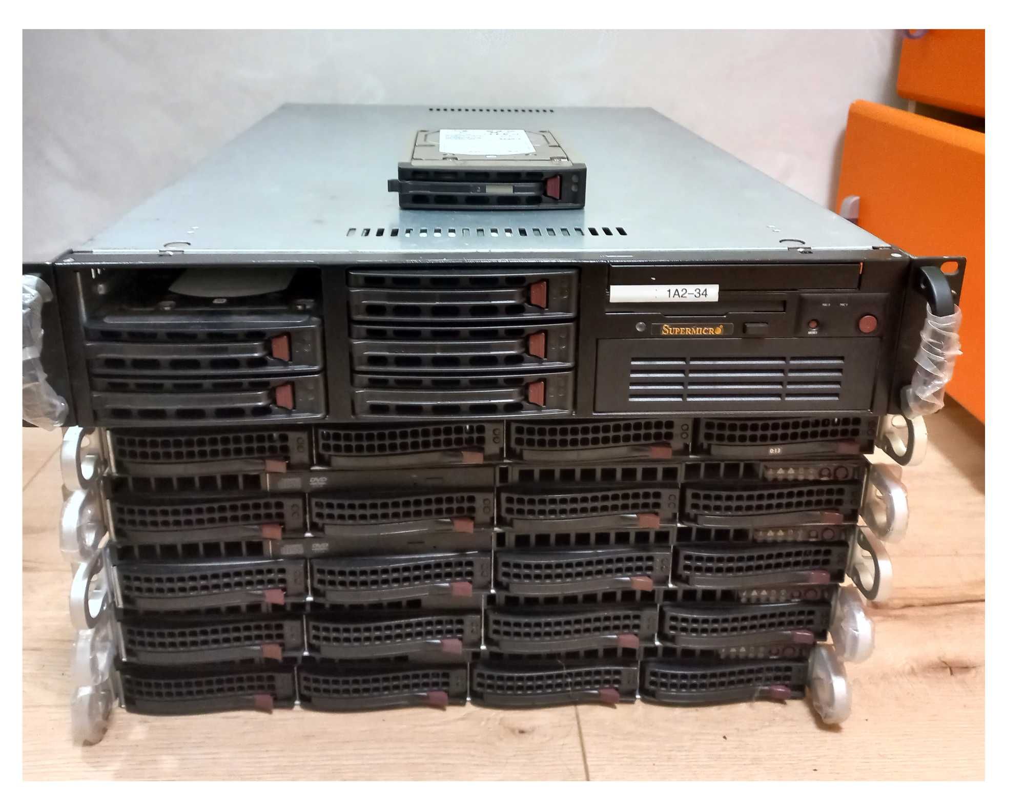 Сервер 2U Supermicro X8DTI-LN4F на 6 корзин