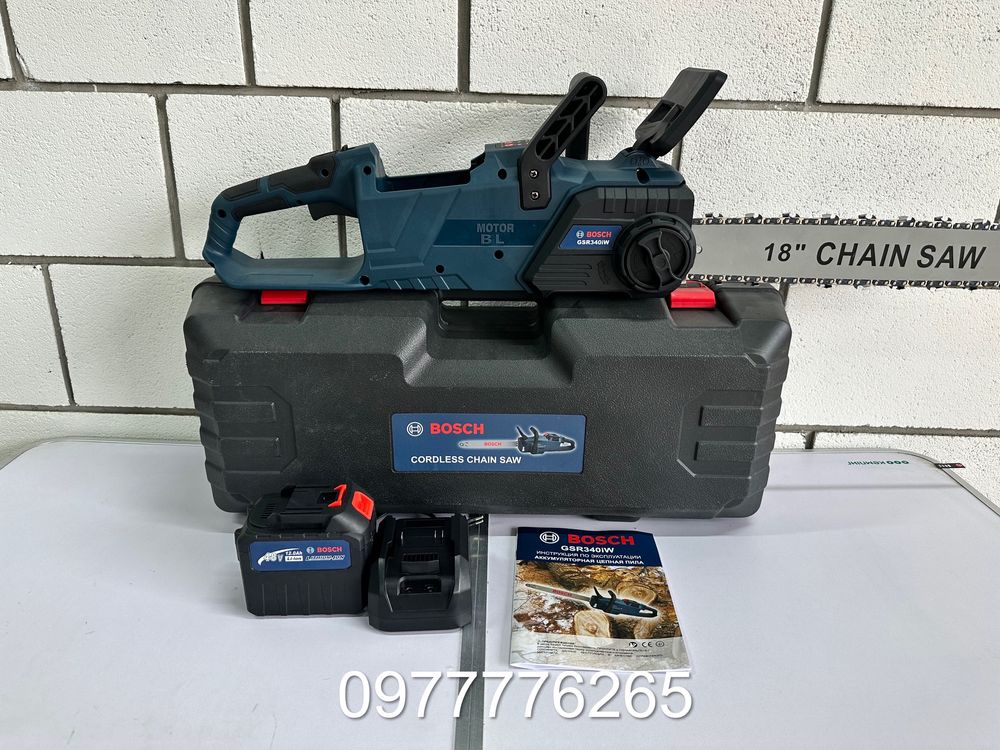 Потужна Акумуляторна пила Bosch GSR 340iW 48V12AH