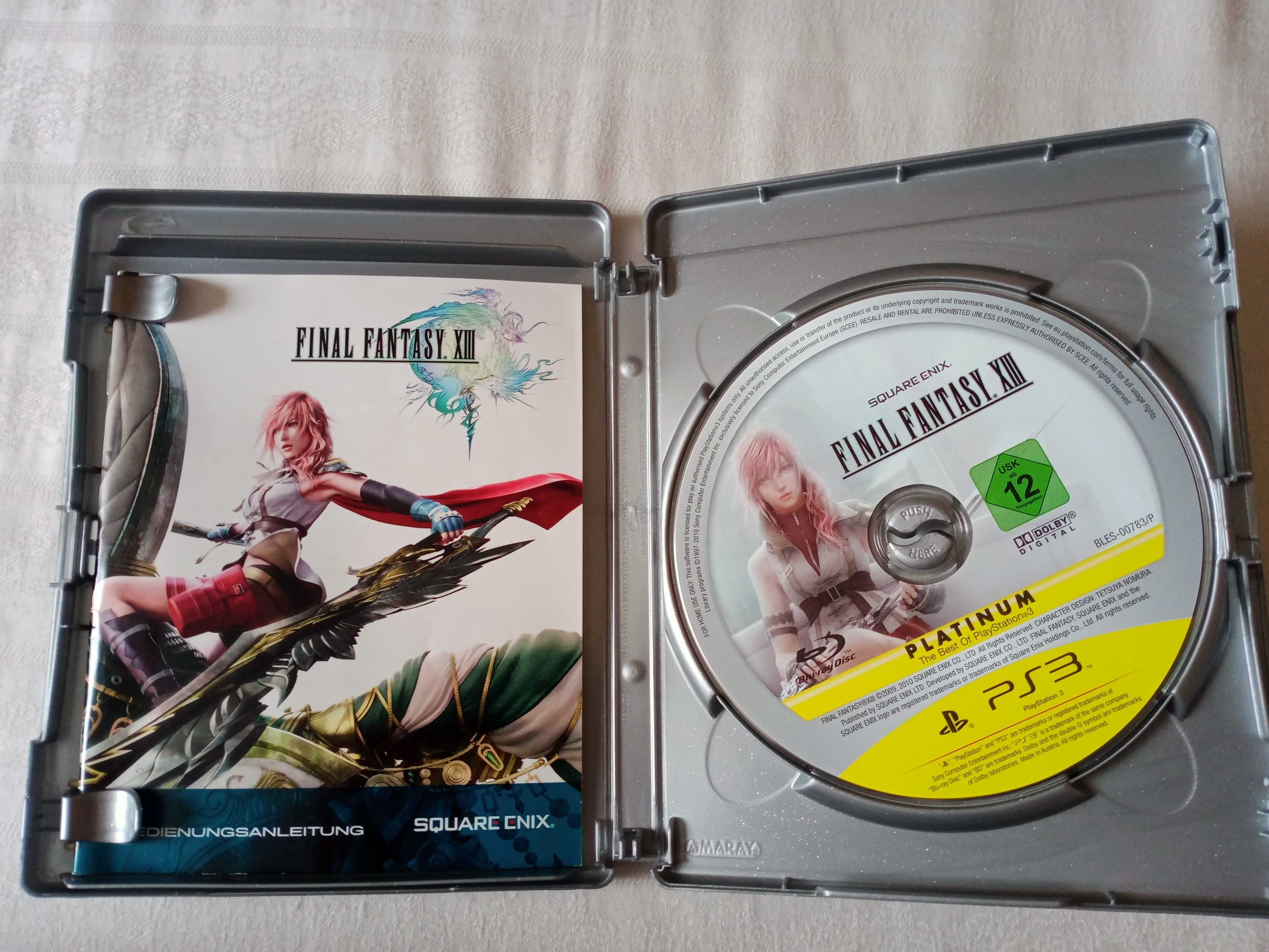 Final Fantasy XIII -FF 13-Sony PlayStation 3-Ps3