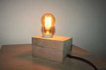 Lampka nocna, na biurko, drewno Mer­anti, retro, vintage prezent