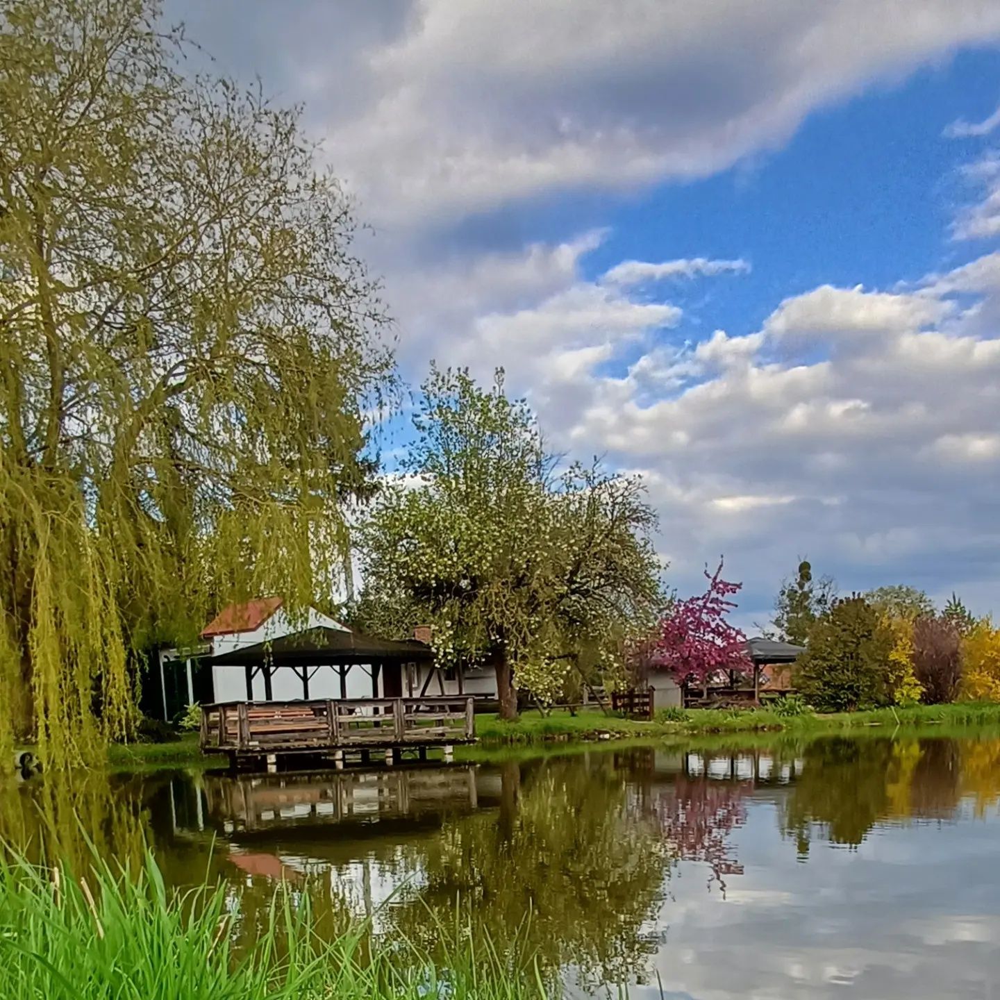 Noclegi Warmia domek letniskowy nad stawem