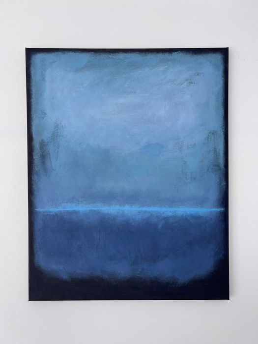 Obraz akrylowy 100x80 cm – Niebieskie Marzenie – Abstrakcja