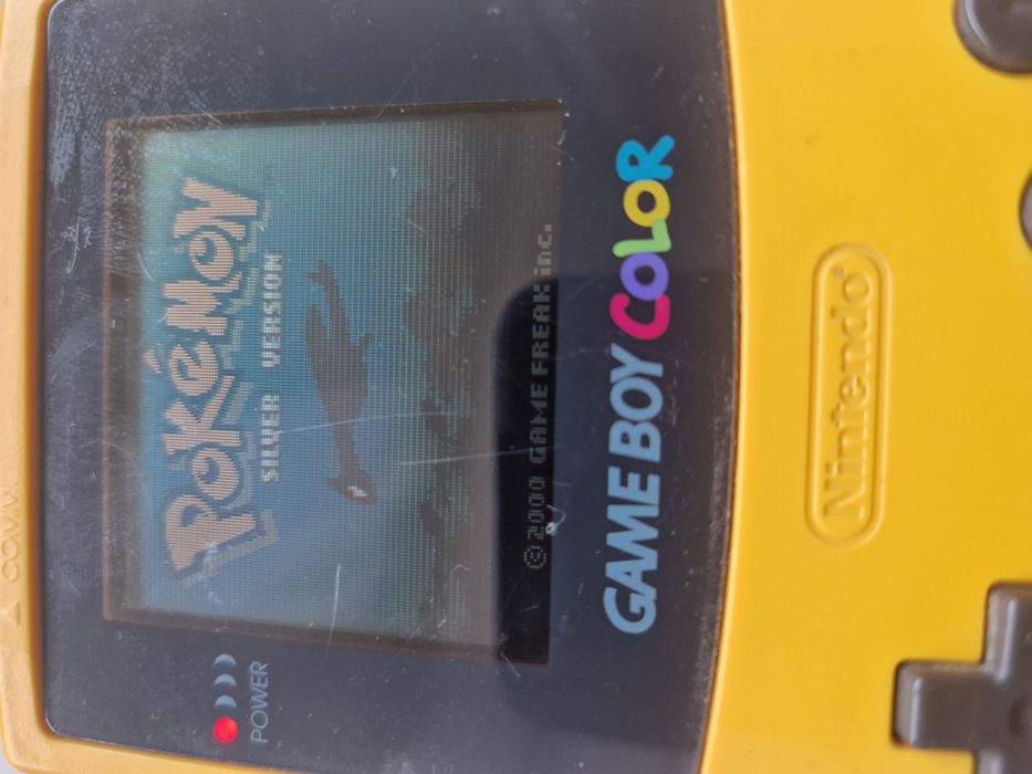 Pokemon Silver na Nintendo Gameboy