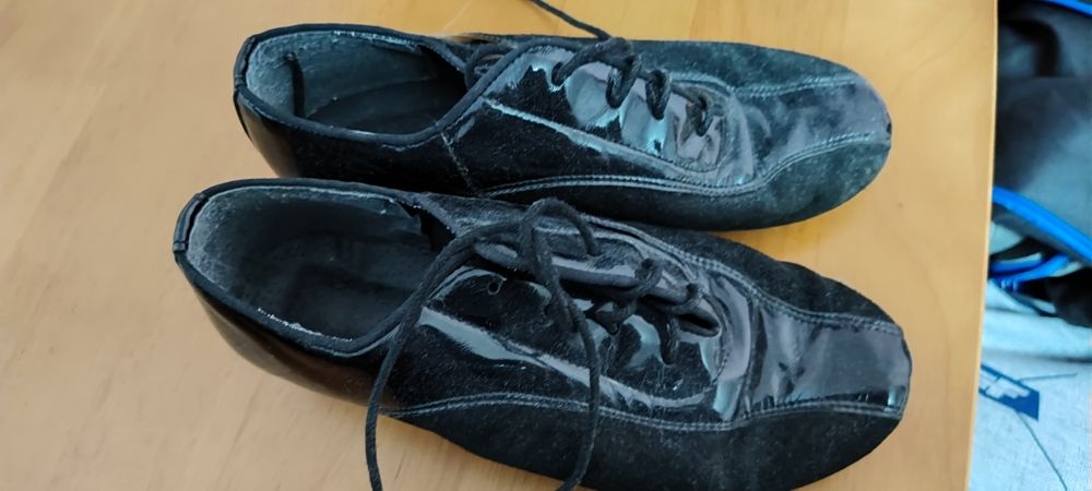 Дитячі шкіряні туфлі для танців 21.5