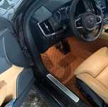3D Коврики Volvo XC-90 эко кожа темно-коричневый цвет вналичии