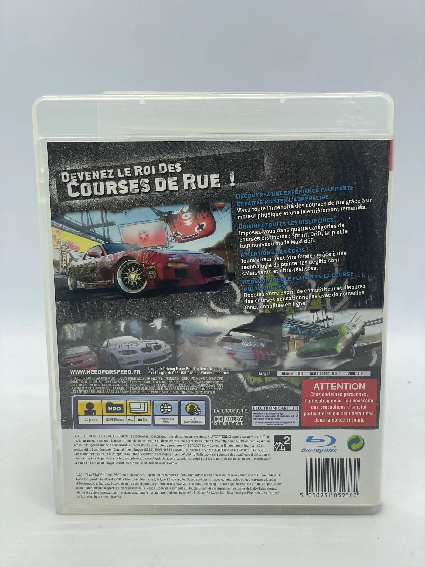 Need for Speed ProStreet PS3 Po Angielsku