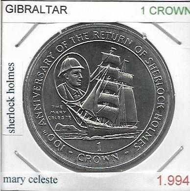 Gibraltar - - - "Sherlock Holmes" - - - - - Moedas