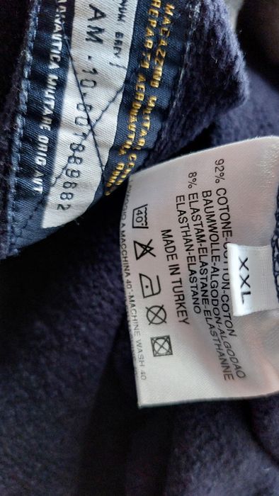 Aeronautica Militare bluza męska z odpinanym kapturem r. XXL